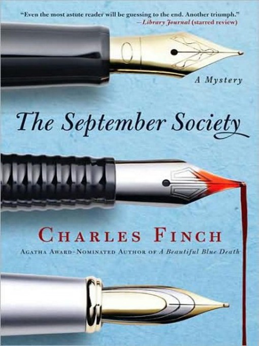 Title details for The September Society by Charles Finch - Available